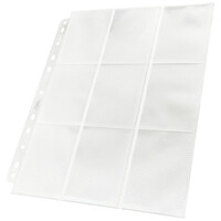 Plastlomme 18-Pocket Side Load Hvid x10 Gamegenic - Passer Double Sleeve